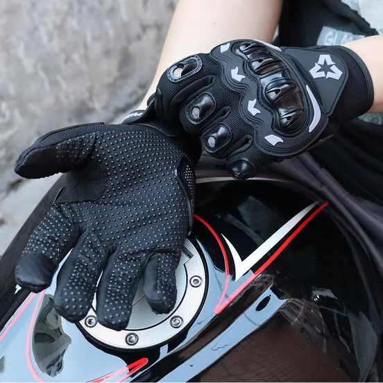 Avenrox Mesh Motorradhandschuhe mit Hartschale und Touchfunktion