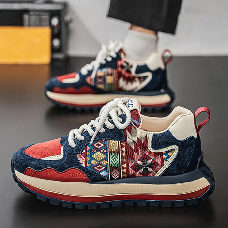 Selvara Unisex Sneaker mit Schnürung und Mesh-Obermaterial