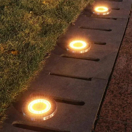 Lumivaro LED Solar Bodenleuchte Garten Einbaulampe 8 oder 20 LEDs