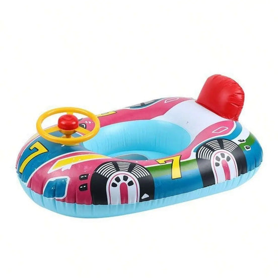 Aventino Aufblasbarer Kinder Schwimmring mit Auto-Design und Haltegriffen