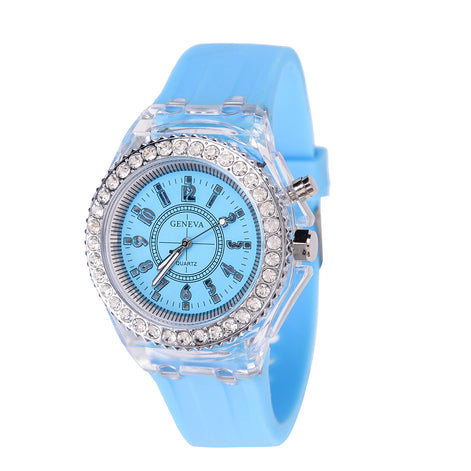 LED Watch – Armbanduhr mit Lichtfunktion und Silikonarmband