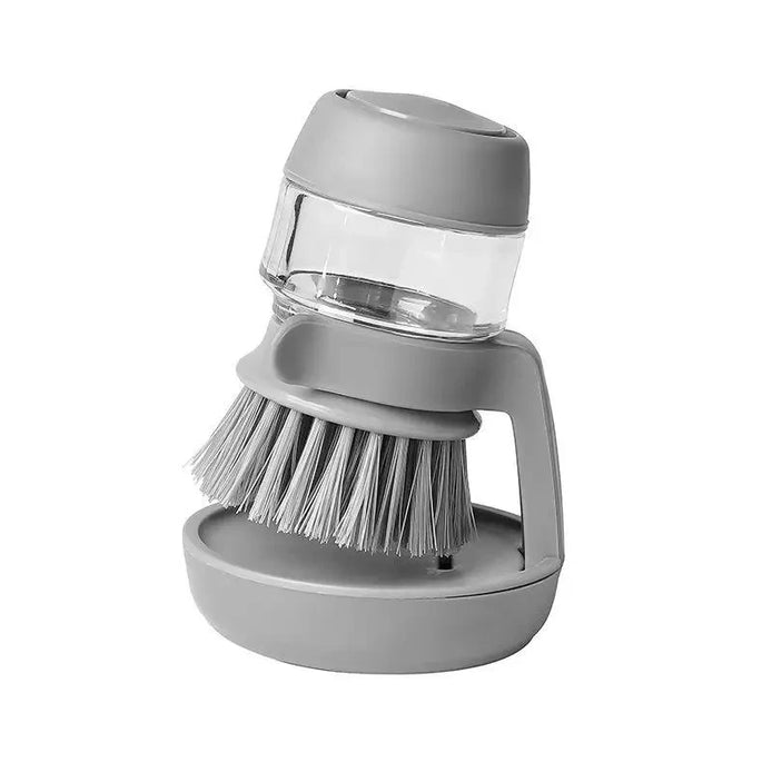 CleanPress Soap Brush – Spülbürste mit Seifenspender und Ablage