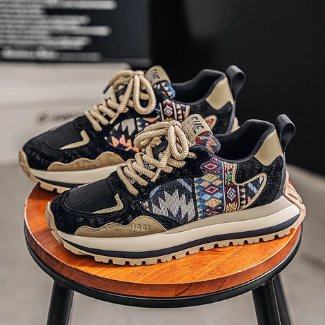 Selvara Unisex Sneaker mit Schnürung und Mesh-Obermaterial