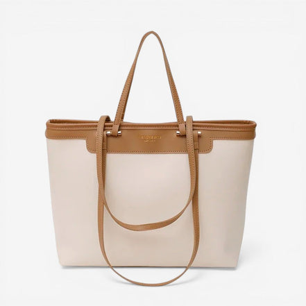 Torvina Schultertasche – Handtasche mit Doppelgriffen und großem Innenfach