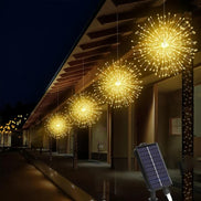 Solar LED Gartenbeleuchtung mit Feuerwerk-Effekt, 240 LEDs und Fernbedienung – Solvenza