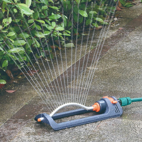 GartenSprayor Oscillierender Rasensprenger mit 4 Sprühmodi