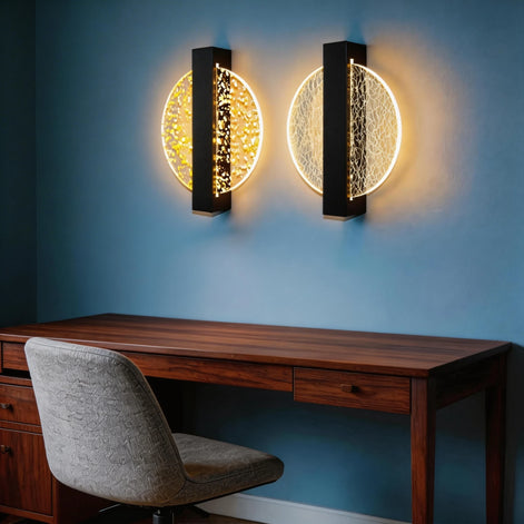 Arvion LED Wandleuchte mit Acrylkörper und indirekter Lichtverteilung