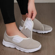 Velmira Damen Sneakers mit Klettverschluss – leichte Mesh Freizeitschuhe