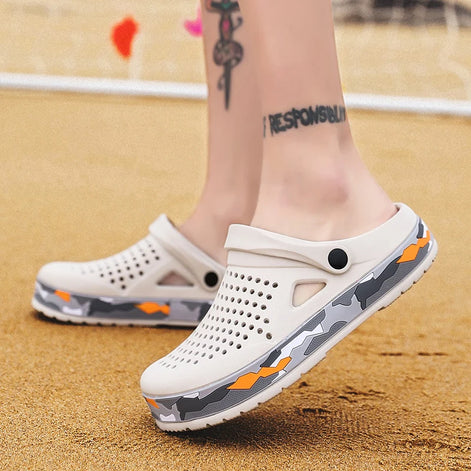 Veltrion Herren Clogs mit rutschfester Sohle