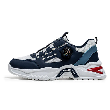 Rovento Herren Sneakers mit Drehverschluss und Mesh