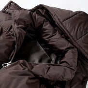 Damen Winterjacke mit abnehmbarer Kapuze und Stehkragen – Norvella