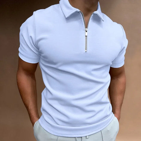 Karvion Herren Poloshirt mit Half-Zip