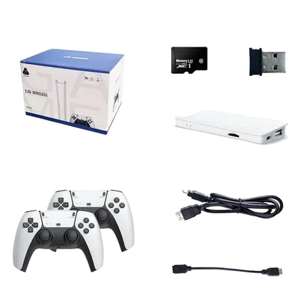 Minivo Spielstick – Kompakte Retro-Spielkonsole mit 2,4G-Controllern und HDMI-Stick