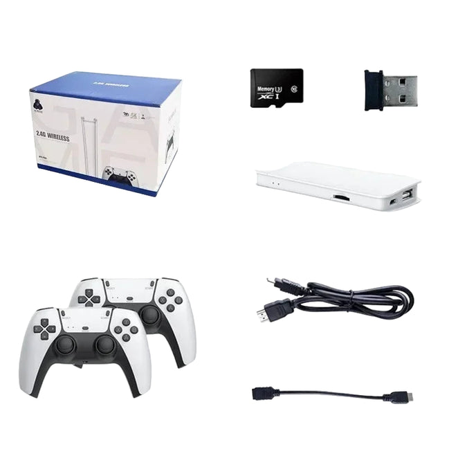 Minivo Spielstick – Kompakte Retro-Spielkonsole mit 2,4G-Controllern und HDMI-Stick