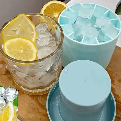 Silikon-Eiswürfelform mit Runddesign