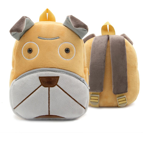 Kinder-Rucksack aus Plüsch mit Tiermotiv