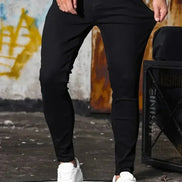 Rovento Herren Jeans Straight Fit
