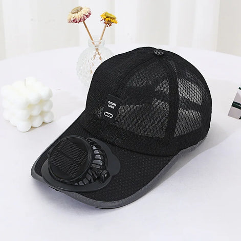 Sonnenkappe mit integriertem USB-Ventilator und UV-Schutz – BreezeCap