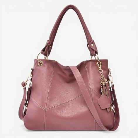 Velmora Schultertasche – Umhängetasche mit verstellbarem Riemen und mehreren Reißverschlussfächern