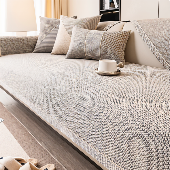 SOLIDE PLAIN Sofabezug Aus Baumwolle – Stilvoller Schutz Für Ihr Sofa 0