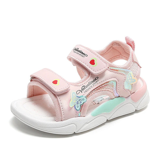 Florina Mädchen Sandalen mit Klettverschluss und rutschhemmender Sohle