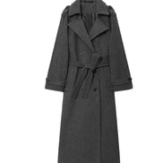 Damen Trenchcoat mit Doppelknopfleiste und Gürtel – Valessa