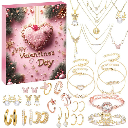 Aurelia Schmuck-Adventskalender – 24 kleine Schmuckelemente für die Vorweihnachtszeit