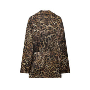 Damen Hosenanzug mit Leopardenmuster und Blazer Savélia