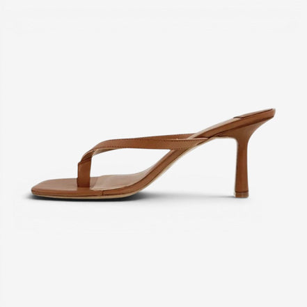 Velissia Damen Sandalen mit Absatz im Zehensteg-Design