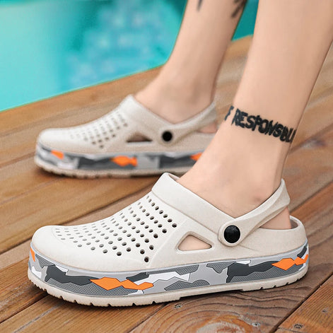 Veltrion Herren Clogs mit rutschfester Sohle