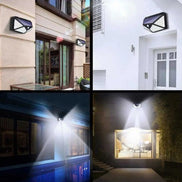 Solvanta LED Solar Wandleuchte mit Bewegungssensor für Außenbereich