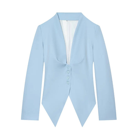 Élise Damen Blazer mit Schleifendetail und Einreihigem Verschluss