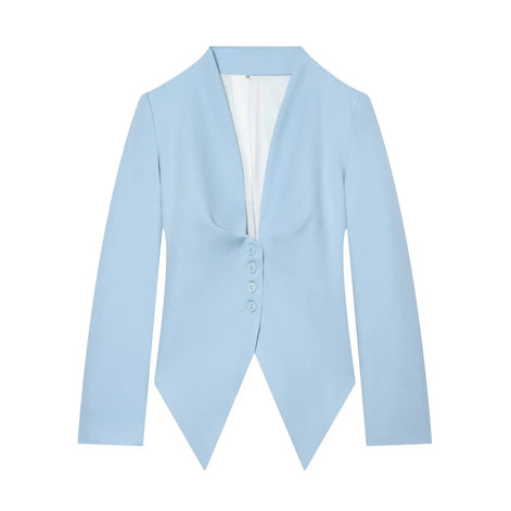 Élise Damen Blazer mit Schleifendetail und Einreihigem Verschluss