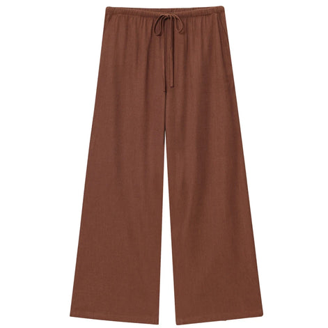 Velmira Damen Weite Sommerhose mit Hoher Taille und Lockerem Schnitt