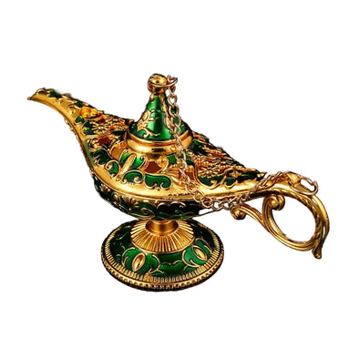 Dekorative Metall-Öllampe im Vintage-Stil