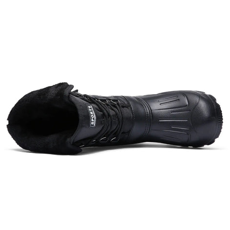 Herren Winterstiefel mit Plüschfutter und kräftiger Sohle Varexon