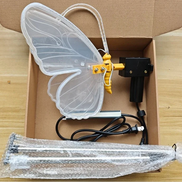 LED Schmetterlingslampe mit Bewegung, 40 cm – Papivella