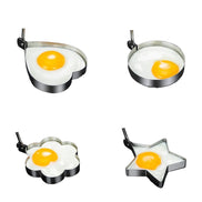 Formiro Bratring-Set – Edelstahlformen für Eier und Pfannkuchen