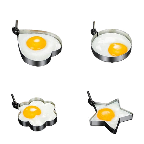 Formiro Bratring-Set – Edelstahlformen für Eier und Pfannkuchen