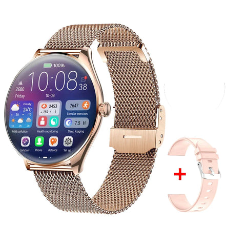 Valden Smartwatch – Runde Smartwatch mit AMOLED-Display und Bluetooth-Funktionen