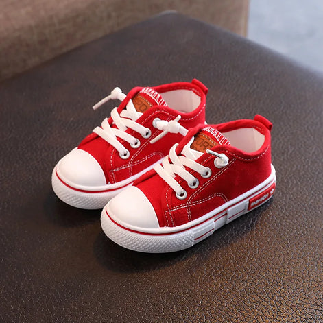 FlexiPlay Kinder Canvas Sneaker Unisex mit rutschhemmender Sohle