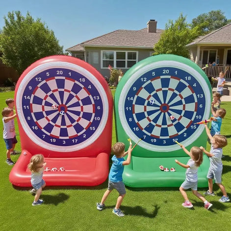 Unicornix Aufblasbare Dartscheibe für Kinder und Familienspiele