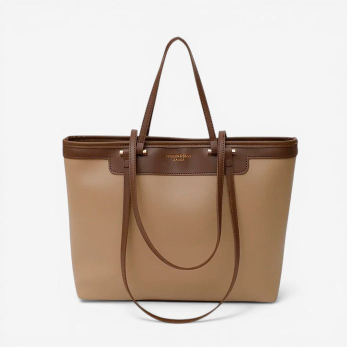 Torvina Schultertasche – Handtasche mit Doppelgriffen und großem Innenfach