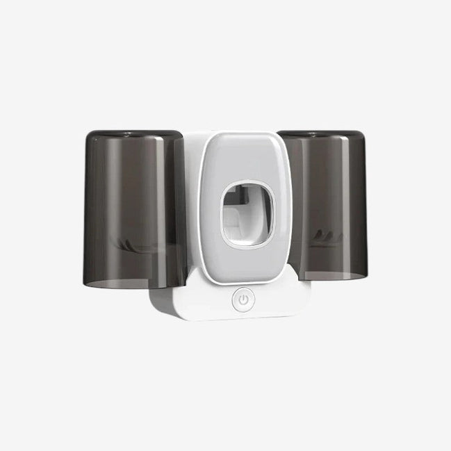 CleanDock Pro Zahnbürstenhalter – Wandmontage mit integrierter Zahnpastaspender-Funktion