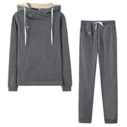 Damen Jogginganzug 2-teilig mit Hoodie und Hose – Velanessa