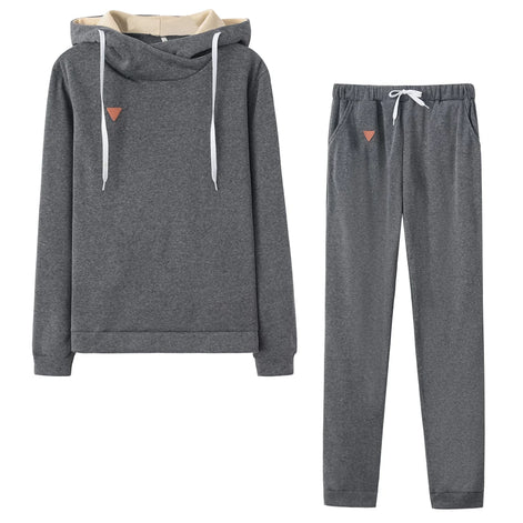 Damen Jogginganzug 2-teilig mit Hoodie und Hose – Velanessa