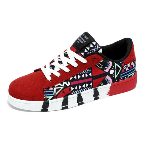 Karvion Unisex Canvas Sneakers mit Schnürung