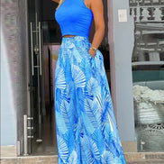 Lunavelle Zweiteiler mit Print und weitem Bein