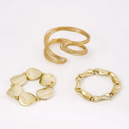Aurelia Damen Armreif-Set mit Drei Offenen Armreifen