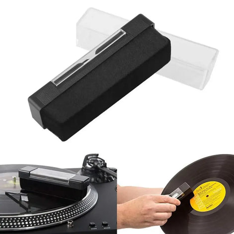 Schallplatten-Reinigungsbürste mit Samtoberfläche